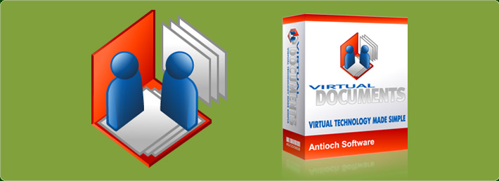 Virtual Documents Logo and Software Box (antiochsoftware.com)