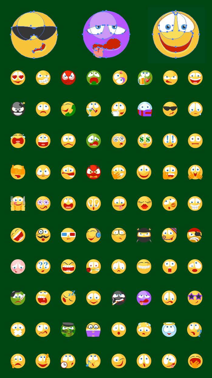 Emoticons SVG Icons