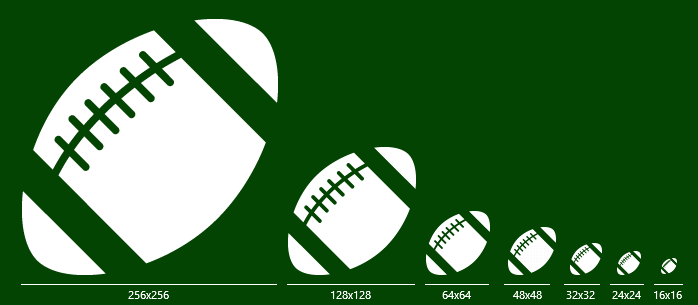 Metro Sport Icon Set - One icon in all sizes: 16x16, 24x24, 32x32, 48x48, 64x64, 128x128, 256x256