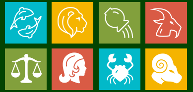 Metro Zodiac Icon Set