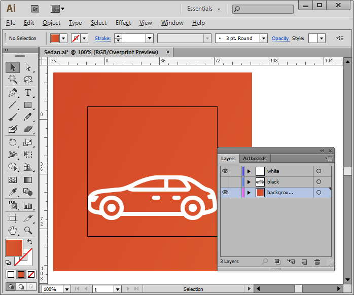 Metro Transport Vector Icons - one icon in Adobe Illustrator