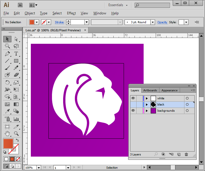 Metro Zodiac Vector Icons - one icon in Adobe Illustrator