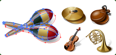 Musical Instruments Vector Icons